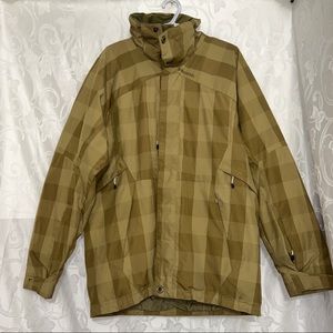 Rossignol Mountain Plaid Khaki PerformanceJacket